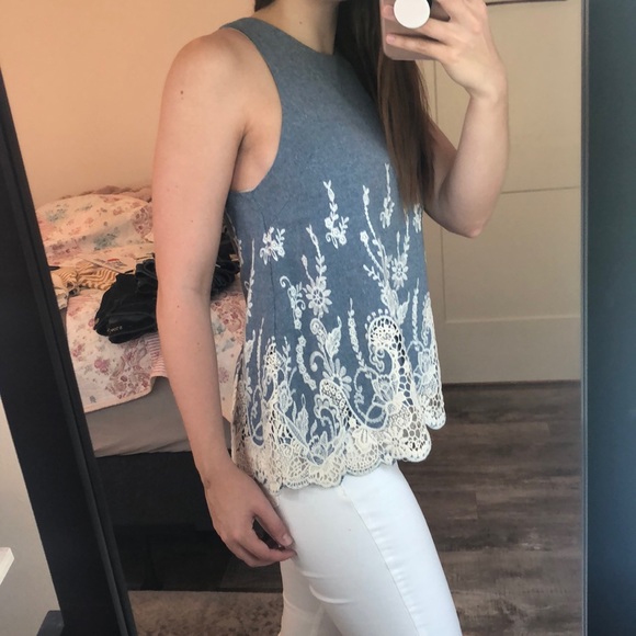 Boutique linen dressy top - Picture 4 of 4